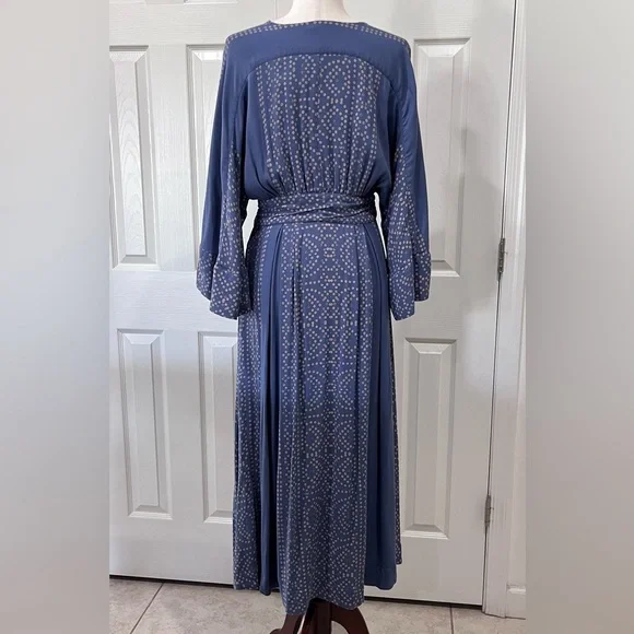 Free People Modern Kimono Boho Dress Size 8 - Picture 3 of 12